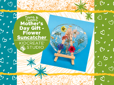 Kidcreate Studio - Bloomfield. Mother's Day Gift- Flower Sun Catcher Workshop (9-14 Years)