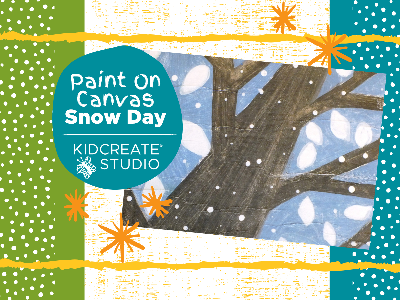 Paint on Canvas Snow Day (5-12 Years)